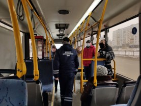 В общественном транспорте Казани 16 марта выявлено почти 250 пассажиров без масок.