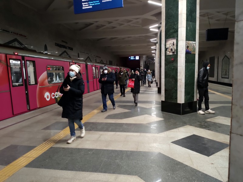 За два дня кондукторами и ревизорами в общественном транспорте Казани выявлено 758 пассажиров без масок.
