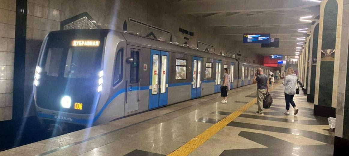 В Казани укрыться от аномальной жары можно в метрополитене.