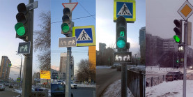В Казани установлены 102 новые информационные секции, которые подсказывают водителям о возможности перехода пешеходами проезжей части при повороте налево или направо.