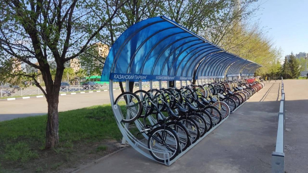 С 1 мая начнёт работать прокат велосипедов на парковке по ул. Мулланура Вахитова (у станции метро «Козья Слобода»).