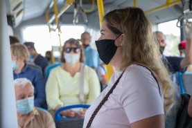 В общественном транспорте Казани усилен контроль за пассажирами, кто решил проехать с приспущенной маской