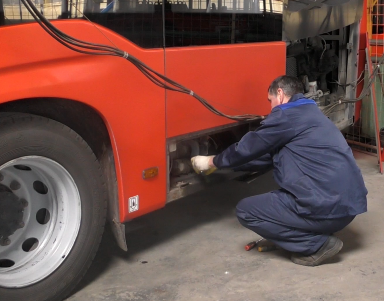 В Казани завершается подготовка автобусов к работе в осенне-зимний период