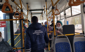 В Казани 9 ноября из общественного транспорта высадили 30 пассажиров без масок