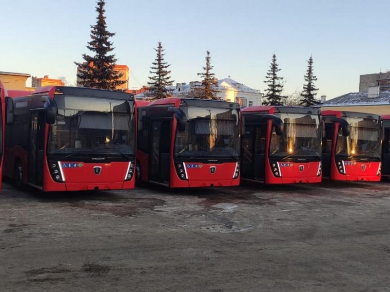 20 новых низкопольных автобусов экологического класса Евро-5 выйдут в Казани на маршрут №29.